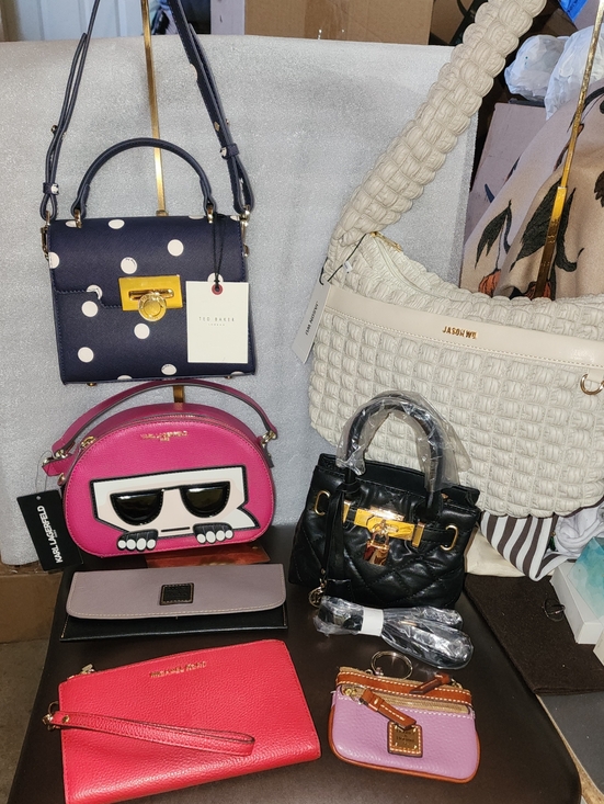 Dooney& Burke karl Lagerfeld Handbags - Seller Bundle Of 7 New 2 Dooney Karl Lagerfeld Ted Baker Jason Wu, Kors, Badgley